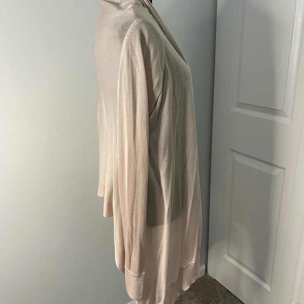 H&M l Silk Blend Open Front Cardigan l Size M/L l NWT l Poshmark - Picture 3 of 10